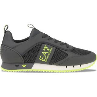 👉 Zwart wit grijs groen unisex mannen Emporio Armani Black & White Laces Up Grijs/Groen Heren