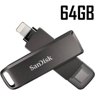 👉 SanDisk iXpand Luxe USB-C/Lightning USB-stick - 64GB 619659181932