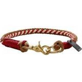 👉 Halsband rood beige m HUNTER Tinnum, rood/beige M, 45cm lang, Ø14mm Hond 4016739678478