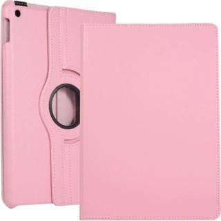 👉 Tablet hoes active roze Case2go - geschikt voor iPad 10.2 Inch 2021 / 2020 2019 Draaibare Book Case Cover 8719793152101