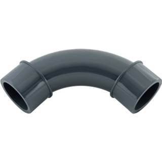 👉 Lijmmof grijs Bocht 90° PVC-U 50 mm 16bar - 3700268200132