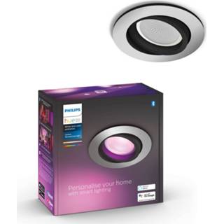 👉 Wit aluminium Philips Hue - Centura Recessed Round White & Color Ambiance 8719514338647