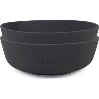 👉 Grijs silicone stone grey Filibabba - Bowl 2-Pack (FI-SI007) 5712804013319