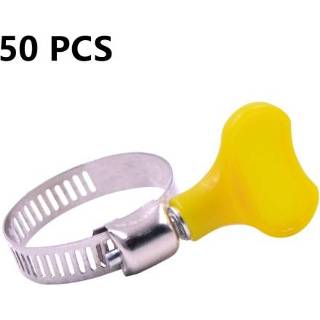 👉 Handvat plastic staal active 50 stks roestvrij keel klem gesp waterpijpklem