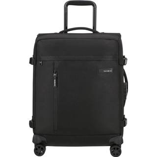 👉 Spinner zwart Gerecycled PET roader Samsonite Duffle Wheels 55 DF Deep Black 5400520164070
