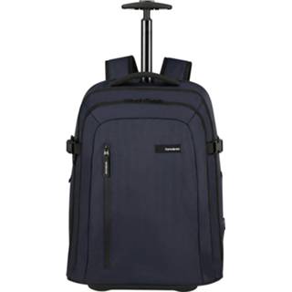 👉 Laptop Backpack blauw dark blue Gerecycled PET roader Samsonite Wheels 55 5400520163936