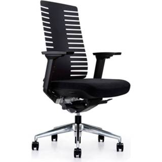 👉 Bureaustoel zwart polypropeen textiel Bone -