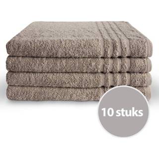 👉 Handdoek taupe Byrklund 70x140 cm 500gram - 10 stuks 8585897698629