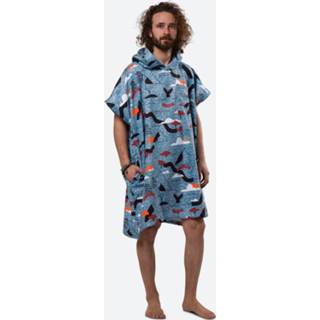 👉 Blauw One Size unisex gemengd After Essentials Sketchbook Surfponcho 3760302231171