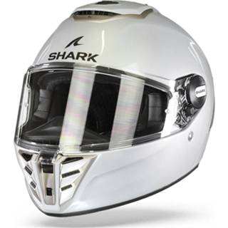 👉 Shark Spartan Rs Blank White Silver Glossy W01 M