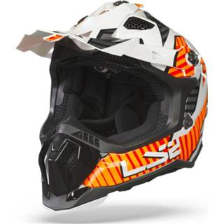 👉 Wit oranje LS 2XL active LS2 MX700 Subverter Astro Gloss White Orange 6934432867228