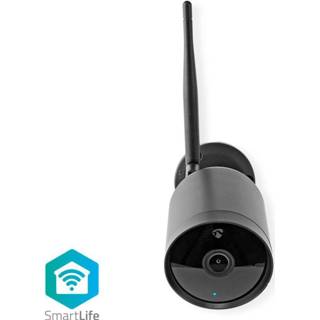 👉 Zwart active Nedis WIFICO40CBK Smartlife Camera Voor Buiten Wi-fi Full Hd 1080p Ip65 Cloud / Microsd 12 V Dc Nachtzicht Android™ & Ios 5412810331062