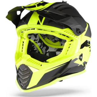 👉 Geel LS s active LS2 MX437 Fast Evo Roar Matt Black Hi-V Yellow 6934432851029