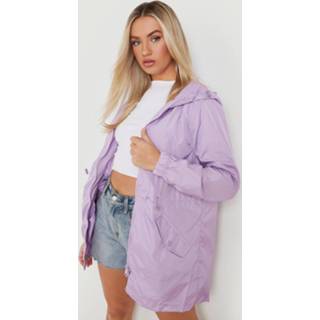 👉 Festival Regenjas Met Geplooide Taille, Lilac