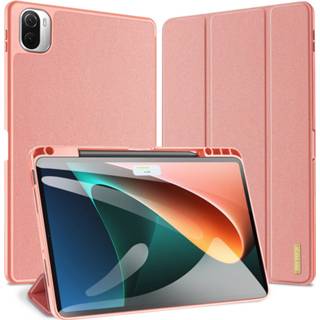 👉 Roze Dux Ducis Domo Xiaomi Pad 5/Pad 5 Pro Tri-Fold Folio Hoesje - 5712580061139