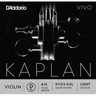 👉 Vioolsnaar silver wound D'Addario KV313-44L D-3