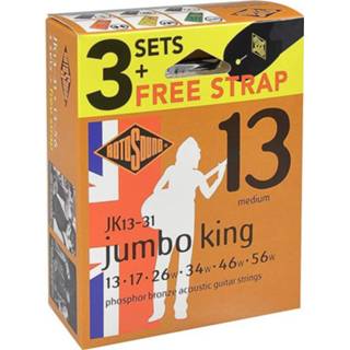 👉 Gitaarriem medium Rotosound JK13-31 3-pack met gratis