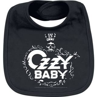👉 Slab zwart unisex baby's Osbourne, Ozzy - Metal-Kids Baby Slabbetje 4251769391922