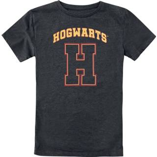 Shirt grijs unisex donkergrijs gemêleerd kinderen Harry Potter - Kids Hogwarts T-shirt 4064854305427