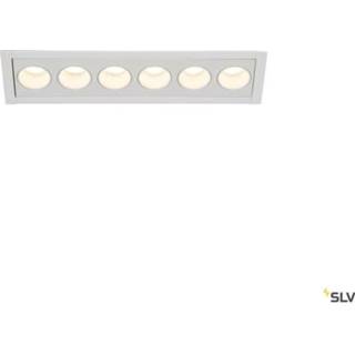 👉 Inbouwlamp wit active SLV - verlichting Led Milandos 6-lichts 6x130 lumen 1005417 4024163254786