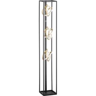 👉 Staande lamp zwart goud active Fischer&Honsel Design Gisi met 40286 4003694402866