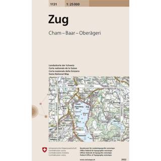 👉 Engels Swisstopo 1 : 25 000 Zug 9783302011318