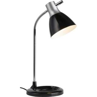 👉 Bureaulamp zwart chroom active Brilliant Strakke Jan met 92762/06 4004353121616