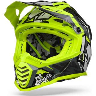 Zwart geel LS l active LS2 MX437 Fast Evo Crusher Black H-V Yellow 6934432850886