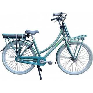 👉 Elektrische fiets donkergroen groen active vrouwen Vogue e-Elite dames mint-green-gold 50cm N7 468 Watt 8717853992995