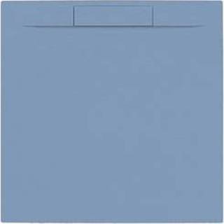 👉 Douchebak blauw Baltic Allibert Luna 90x90cm vierkant baltisch 3588560421239