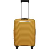 👉 Spinner geel polypropyleen Samsonite Upscape 55 Expandable yellow Harde Koffer 5400520160607