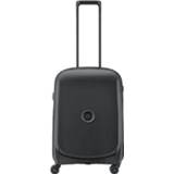 👉 Trolley zwart polypropyleen Delsey Belmont Plus 4 Wheel Cabin 55 black Harde Koffer 3219110484373