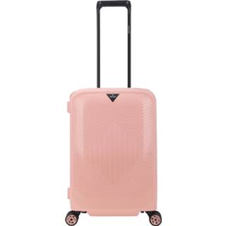 👉 Trolley roze polypropyleen vrouwen Decent Axiss-Fix 4 Wiel Cabin 55 licht Harde Koffer 8720512161007