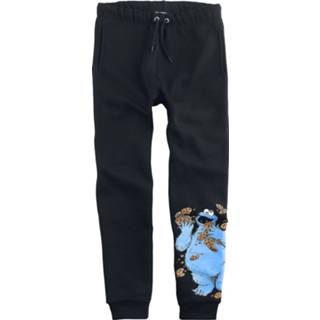 👉 Trainingsbroek zwart unisex kraagvor kinderen Sesame Street - Kids Krümelmonster 4064854391017
