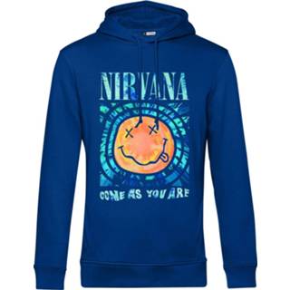 👉 Trui blauw mannen m Nirvana - Abstract Water met capuchon 5056012054789