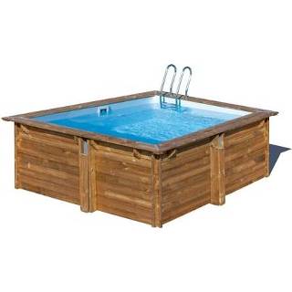 👉 Opzetzwembad Gre Loire set vierkant 305x305x119cm 3605217902054