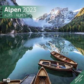 👉 Kalender engels Alpen 2023 - 30x30 9783838443140