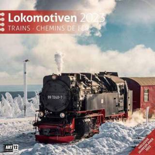 👉 Kalender engels Lokomotiven 2023 - 30x30 9783838443157