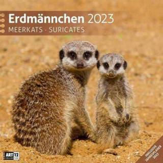 👉 Kalender engels Erdmännchen 2023 - 30x30 9783838443324