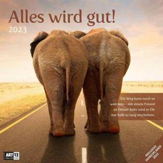 👉 Kalender engels Alles wird gut! 2023 - 30x30 9783838443331