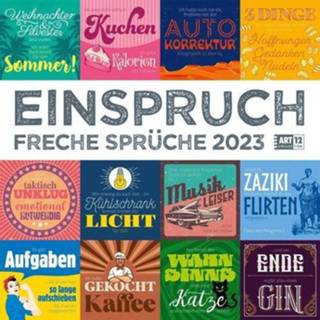 👉 Kalender engels Einspruch 2023 - 30x30 9783838443348