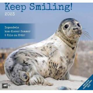 👉 Kalender engels Keep Smiling! 2023 - 30x30 9783838443355