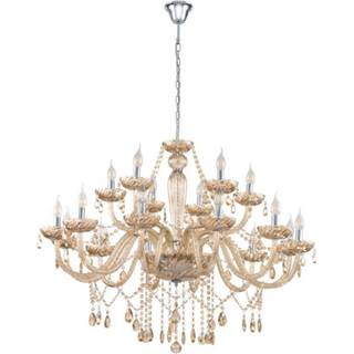 👉 Kroonluchter active Eglo Cognac Basilano 18-lichts 100cm 39095 9002759390952