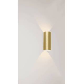 👉 Wandspotje goud active Artdelight Led wandspot Brody2 Up - Down 2-lichts WL GG 8719831736539