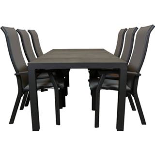 👉 Qopps levas tuintafel met Livorno gasveer verstelbare tuinstoel