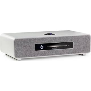 👉 Draagbare radio grijs lichtgrijs DAB+ nederlands Ruark Audio: R5 High-End Systeem - Soft Grey