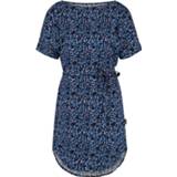 👉 Strand jurk vrouwen blauw dessin l Wow Kaftan dames