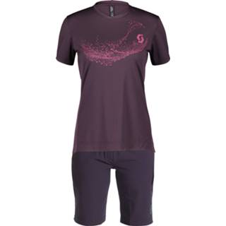 👉 Fietsshirt active fietskleding vrouwen SCOTT Trail Flow Dames set (fietsshirt + fietsbroek), 4260761691060