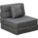 Slaapbank active HOMdotCOM slaapsofa sofabed eenpersoonsbank met wasbaar kussen 6011617941925