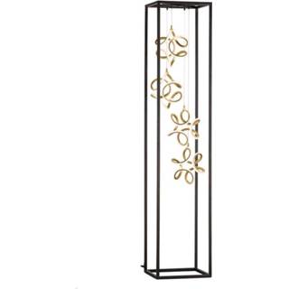 👉 Staande lamp zwart goud active Fischer&Honsel Design Gesa met 40207 4001133402071